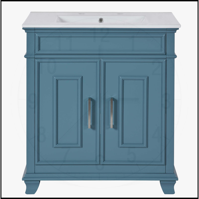 Meuble-lavabo 30 po avec lavabo en céramique