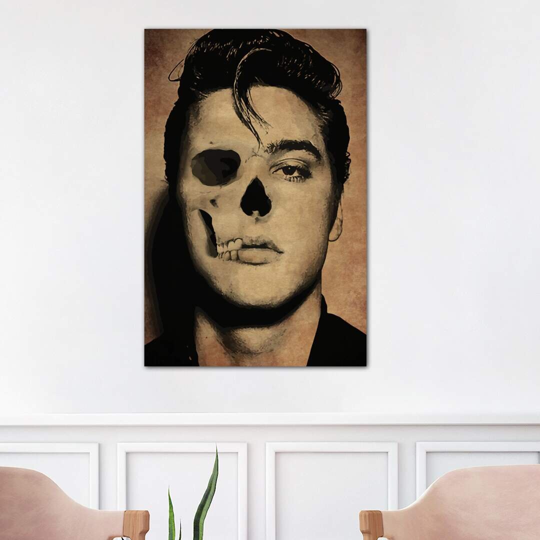 Leinwandbild - Grafikdruck „Elvis” von Durro Art