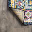 Tapis bleu / beige Brooklyn-1544613894