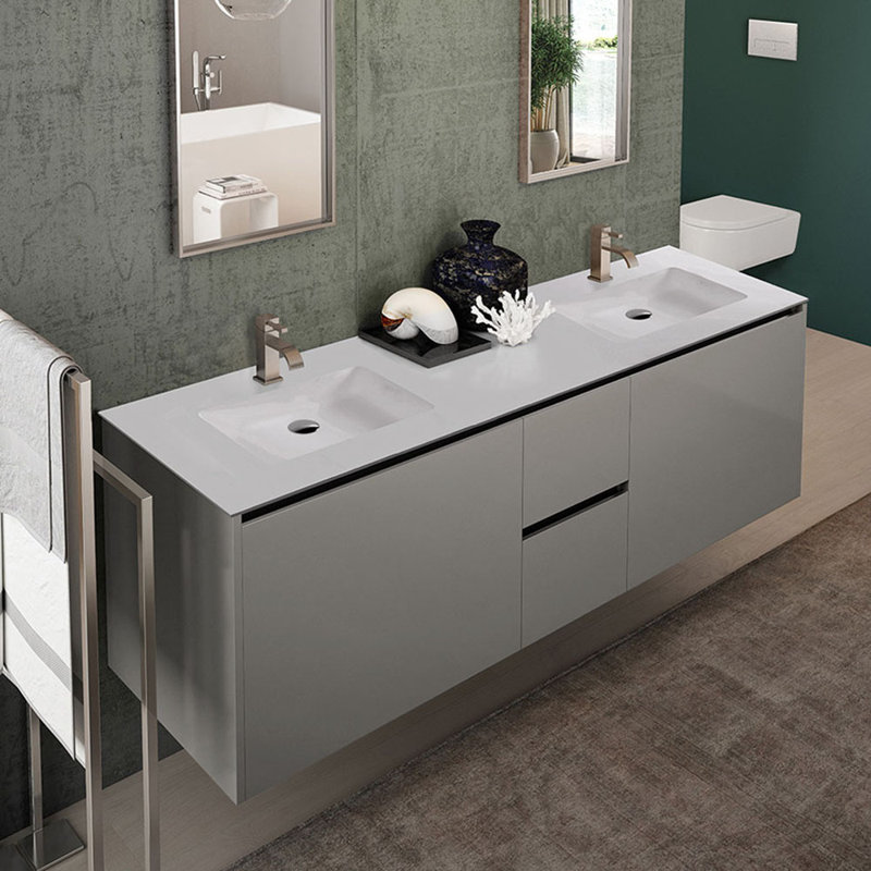 Kubista Single Hole Bathroom Faucet with Drain Assembly, Brushed Nickel