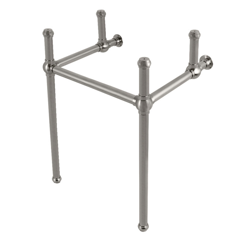 Kingston Brass Fauceture Brass Console Sink Legs, Brushed Nickel
