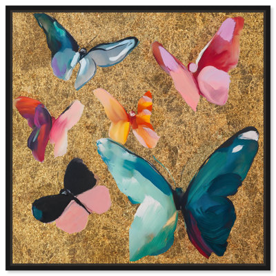 Spectrum of Wings Canvas Fashion Wall Art by Art Remedy