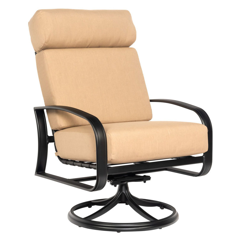 Cayman Isle Outdoor Rocker Chair, Canvas Spa, Graphite