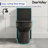 Liberty Compact Toilet, Modern One-Piece Round Toilet with Dual Flush, Easy Cleaning Fully Skirted Design(Seat Included)-101084916