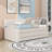 Upholstered Daybed with Three Drawers and Trundle-803584502-803584507