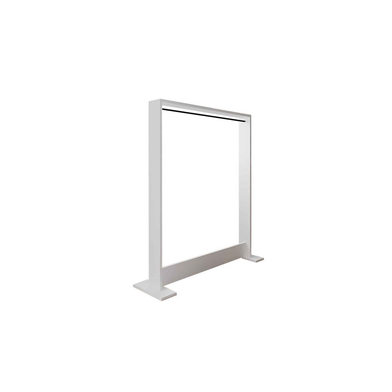 Modern Hall Stand in White, 39.4 x 48.8 x 4.7 inches | 100% Melamine Coated Particle Board, Thickness: 0.7 inches | Stylish & Functional Entryway Storage Solution, Ideal for Organized Living Spaces