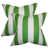Green Broad Striped selected