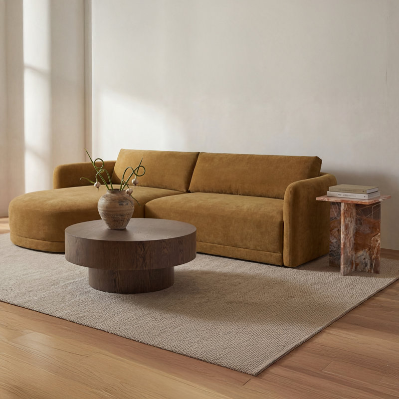 Corey Coffee Table Rustic Oak, Dark Brown