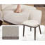 Modern Armless Upholstered Dining Chairs with Solid Wood Legs Side Accent Chair for Dining Room/Living Room-1264991093