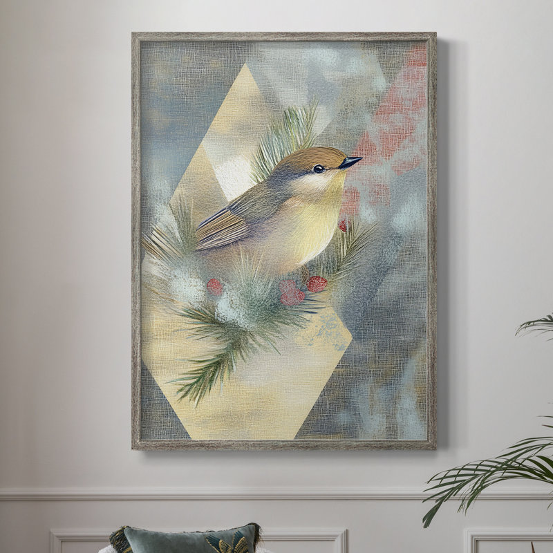 «Christmas Holiday», art encadré CLxxviii - bois massif, H 11 po x l 9 po