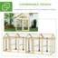 Grand poulailler, parc en bois pour 1 à 3 poulets, ferme extérieure, combinable, avec perchoirs et portes, peinture de revêtement résistante aux intempéries