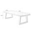 Bureau rectangulaire en bois massif brun noisette-412863029