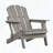 Oversized Folding Adirondack Chair – Embossed Wood Grain, Pre-Assembled Back & Seat-1232286543