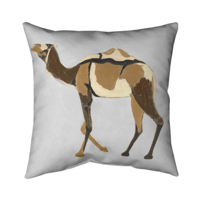 Abstract dromedary - 20"x20" Throw pillow - Poly twill - Print on demand