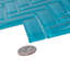 11"X 12.6" Herringbone Polished Glass Mosaic Tile-61266921