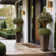 Amimma Tall Planters, 2 Set Large Rectangular Tall Planters for Outdoor Plants