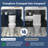Modern Two-Piece Toilet With Faucet, Elongated Seat, High-Efficiency Flushing, And Soft-Close Lid