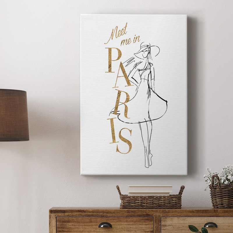 Paris modèle I - galerie Cavas tendue sur mesure, H 18 po x l 12 po