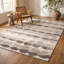Tapis rectangulaire Kennily avec envers antidérapant-1001578424