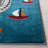 Hiles Gray/Blue/Red Area Rug-452378031