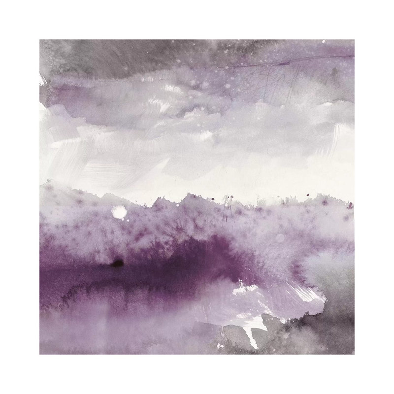 Midnight At The Lake II by Mike Schick - Painting on Canvas, Wrapped Canvas, 30.48 cm H x 30.48 cm W