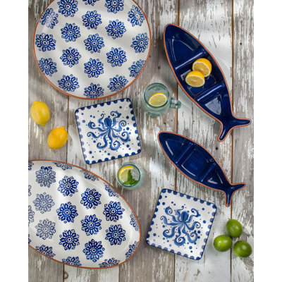 Euro Ceramica Octopus Utensil Holder
