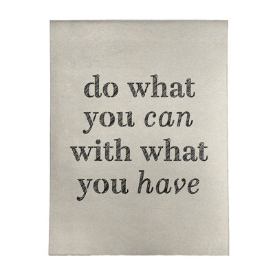 Quotes Chenille Indoor Rug