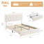 Structure de lit double tapissier pleine grandeur en velours avec tête de lit et 2 tiroirs de rangement sous le lit, conception à lattes en bois, aucune base supplémentaire requise, assemblage facile, beige-127965559-127965557