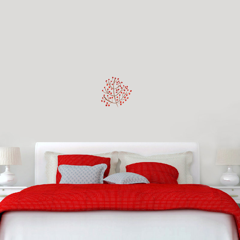 Plants & Flowers Wall Decal, 12" H x 12" W