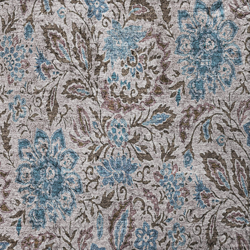 Tapis à poil long de qualité supérieure lavable à la machine ADS660, Moka, 9 pi x 12 pi