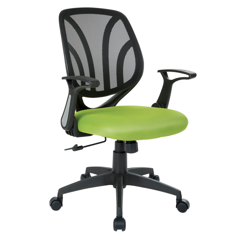 Work Smart Mesh Task Chair, Green