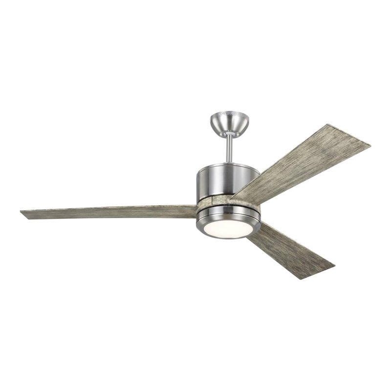 Ventilateur de plafond standard à DEL Tulsi avec télécommande et ensemble d'éclairage inclus, 56