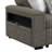 4-piece Sectional With Pop Up Lounger And Shelfs