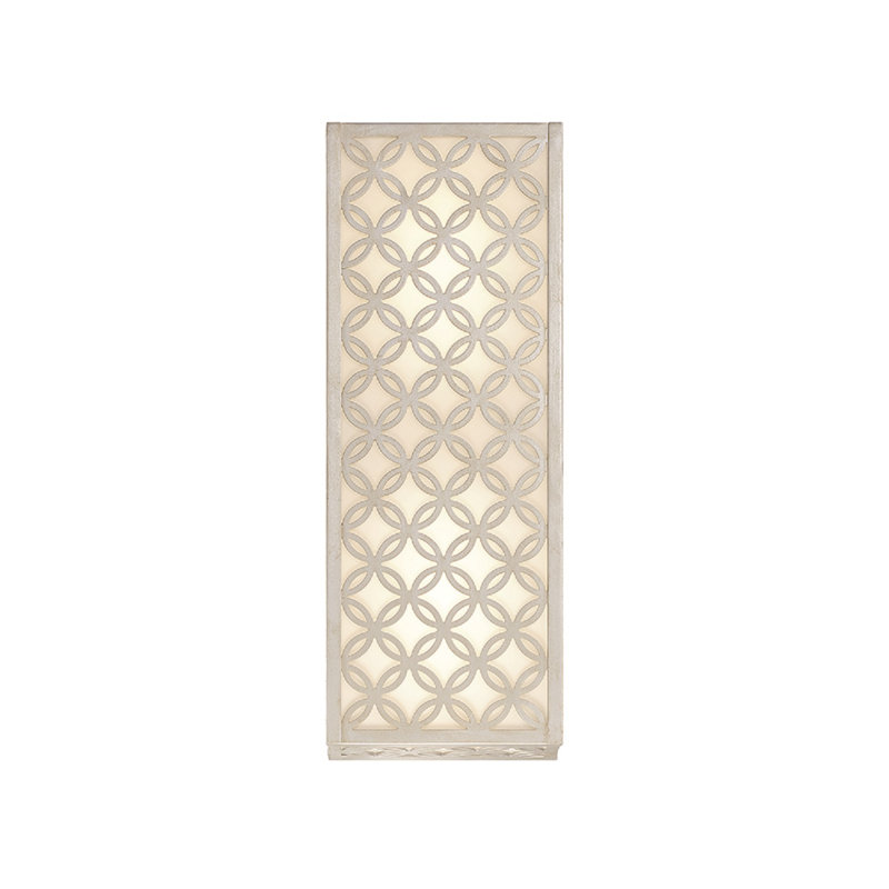 Clover LED Wall Sconce - Silver/White