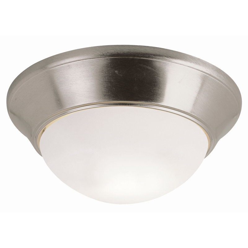Plafonnier encastré 2 lumières Earls, H 6 po x l 11 po