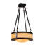 Plafonnier semi-encastré cylindrique simple à 4 lumières 18 po Pomona