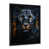 Black Single Picture Frameed Canvas