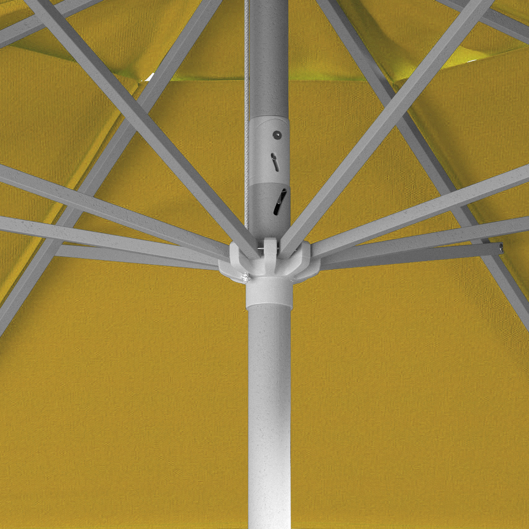 Kenne Sunbrella® Outdoor Umbrella, Canvas Sunflower Yellow Sunbrella® Canvas, 108" W x 108" D