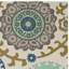 Tapis géométrique en coton tissé à la main Pritchett Cedar Brook-17571961