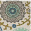 Tapis géométrique en coton tissé à la main Pritchett Cedar Brook-17571965