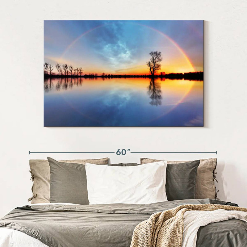 Kerrick Sunset Rainbow Reflection, 34" H x 51" W