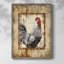 «Farm Fresh Rooster», reproduction encadrée - bois massif-539369356