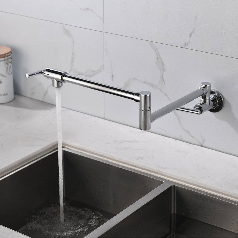 Robinet remplisseur avec accessoires, Chrome