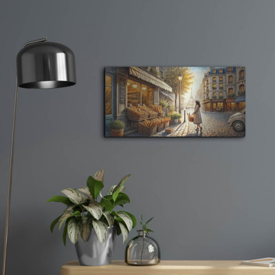 «Morning In Paris» par Rey Klimt, art mural en métal