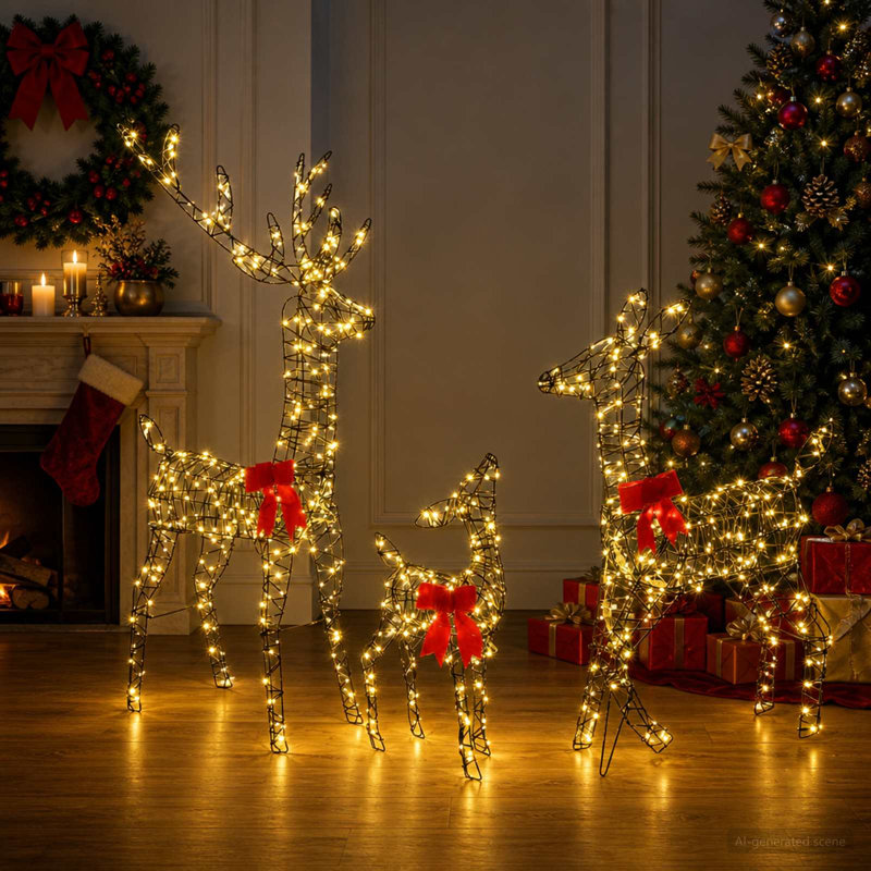 Holiday Lighting, Brown String