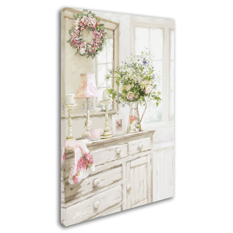 Armand «Shabby Elegance», reproduction sur toile, H 47 po x l 30 po x P 2 po