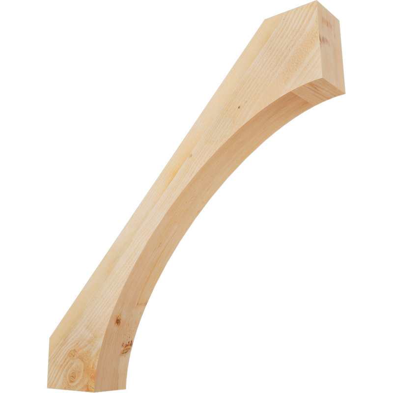 Attelle de genou Westlake, Sapin de Douglas, Scié brut, H 44 po x l 6 po x P 44 po