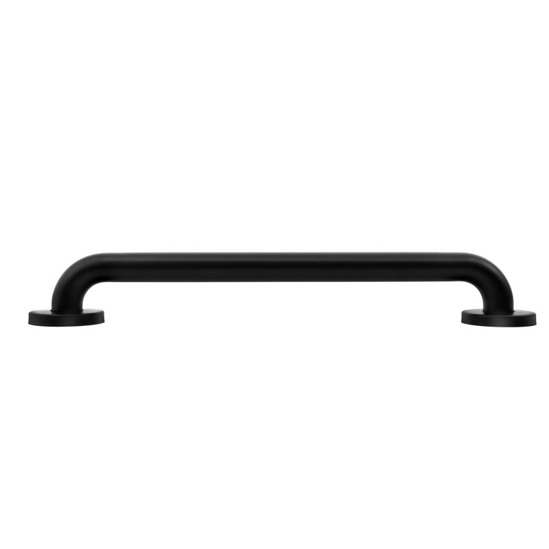 Matte Black Stainless Steel Grab Bar, 33.13" W