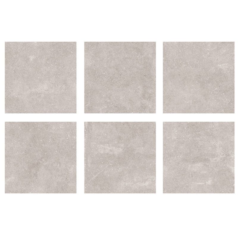 Carreau de mur et de sol en porcelaine aspect pierre 24 po x 24 po Ambience, Ivoire ivoire