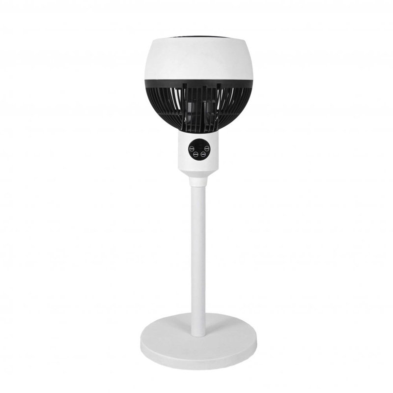 Stand Air Circulator Fan, Black/White